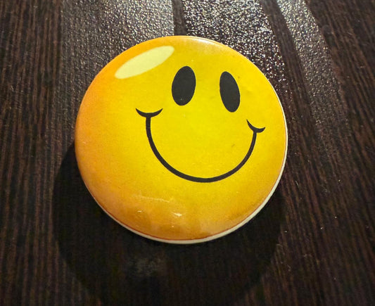 Smiley Pin Badge