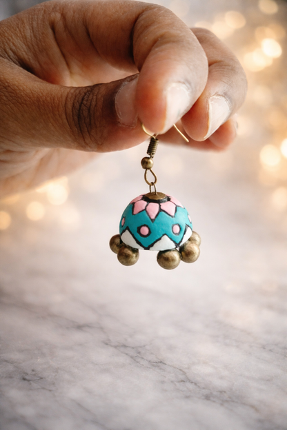 Pastel Bloom Jhumka