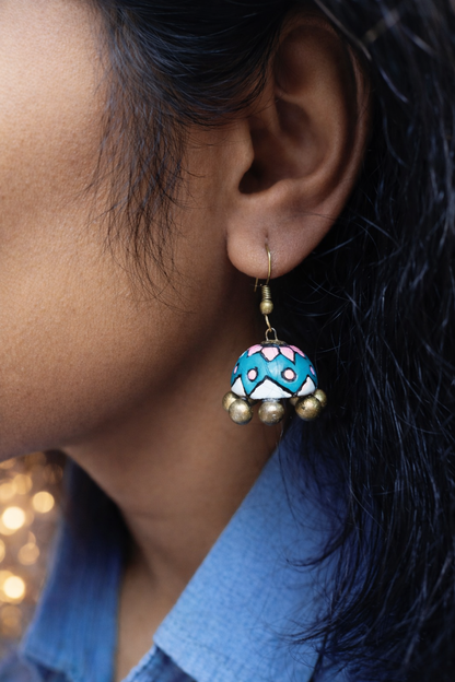 Pastel Bloom Jhumka