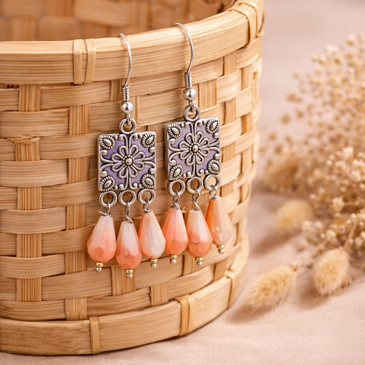 Manjari Metal Earrings