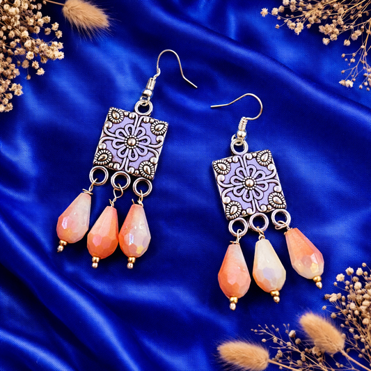 Manjari Metal Earrings